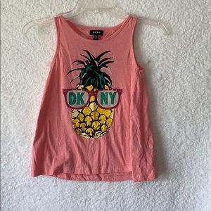 DKNY girls size medium tank top